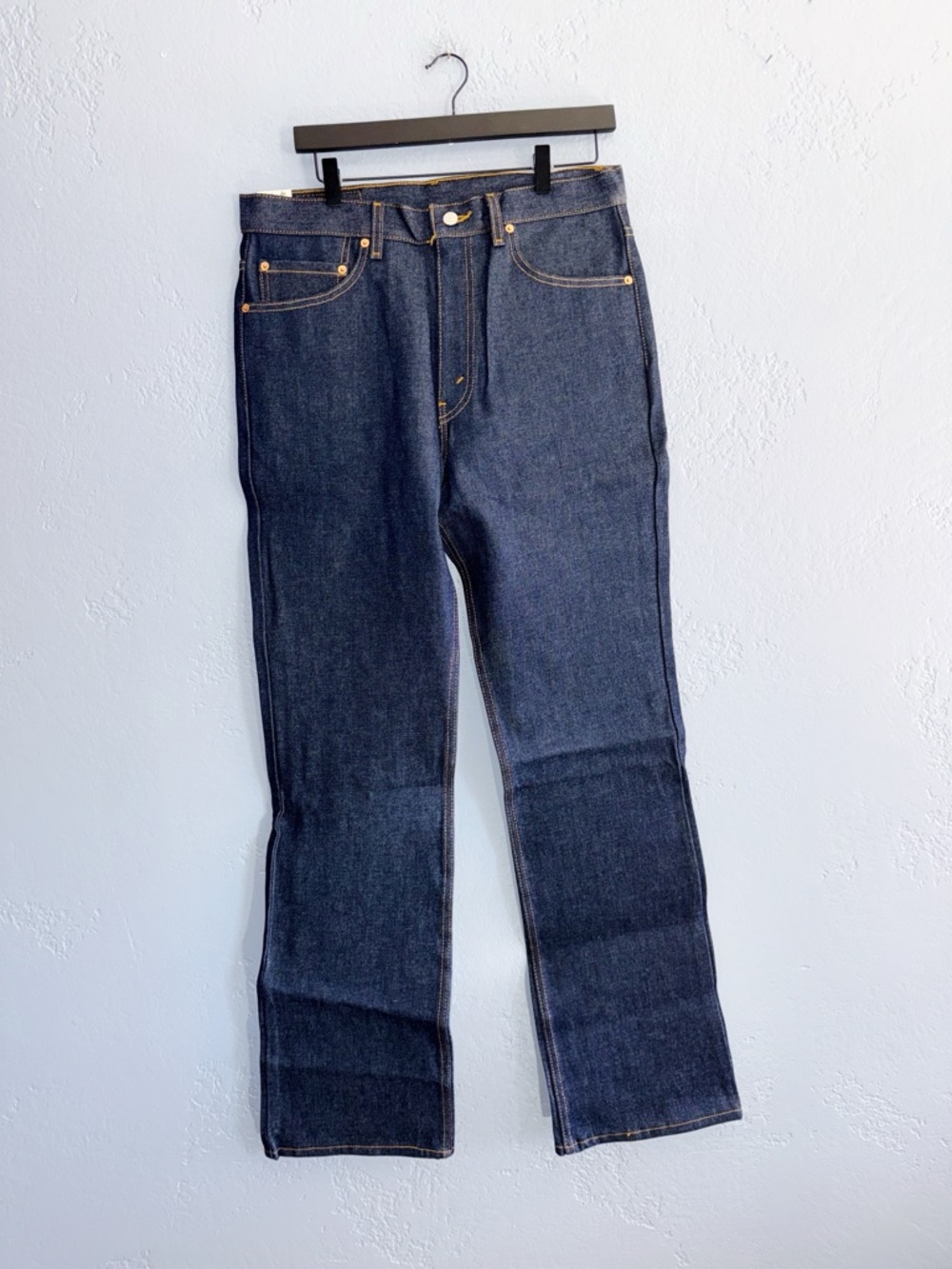 Levi’s 517 Dead Stock Classic Boot Cut Dark Wash Jeans Size 34”